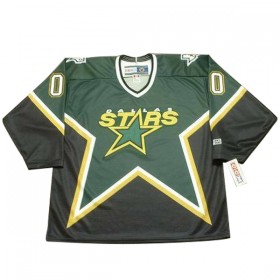 Dallas Stars Custom CCM Throwback Authentic Shirt - Mannen